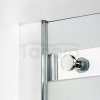 NEW TRENDY Kabina prysznicowa drzwi przesuwne DIORA 100x80x200 PL PRODUKCJA  EXK-1303/EXK-1305